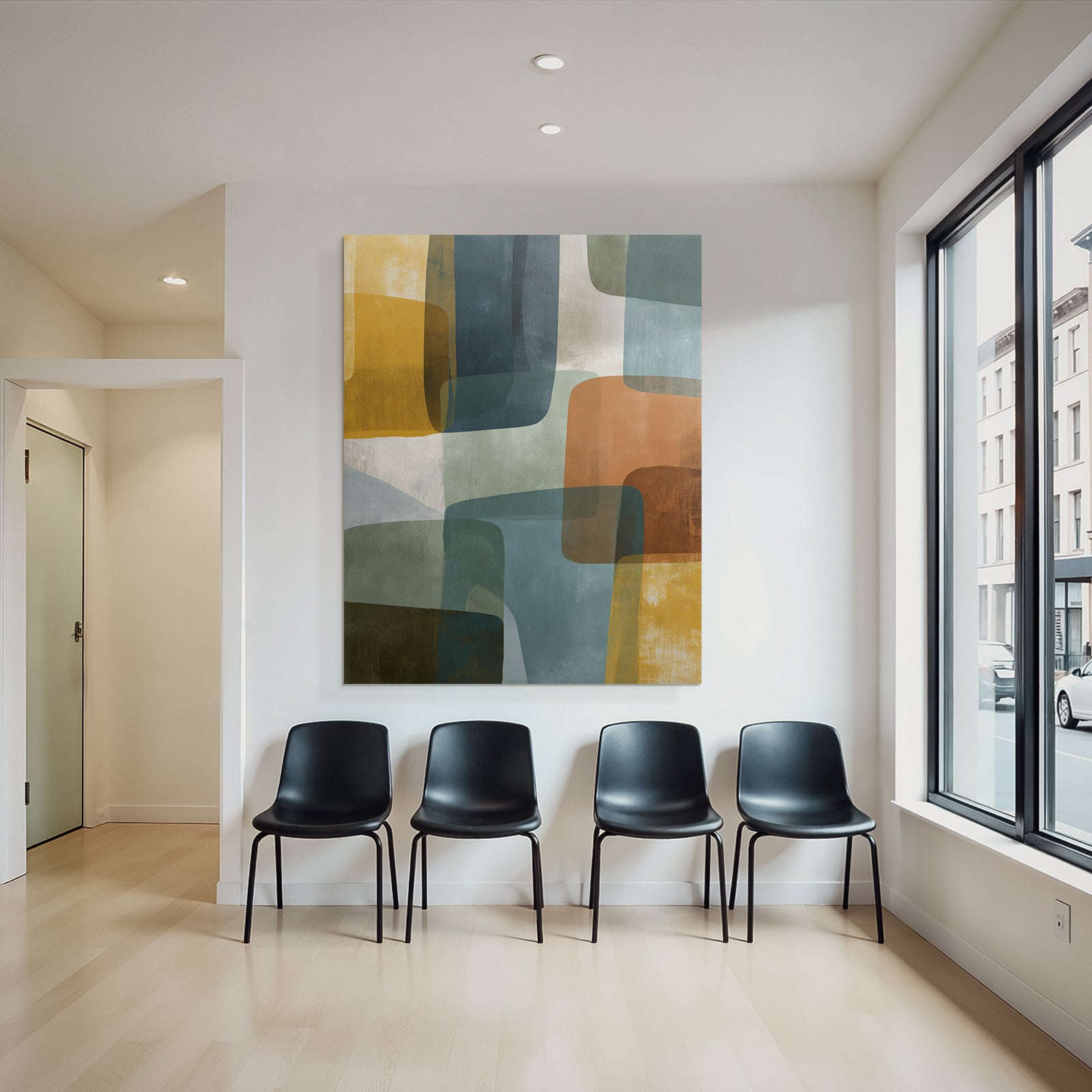 Abstract Art Colorful Shapes