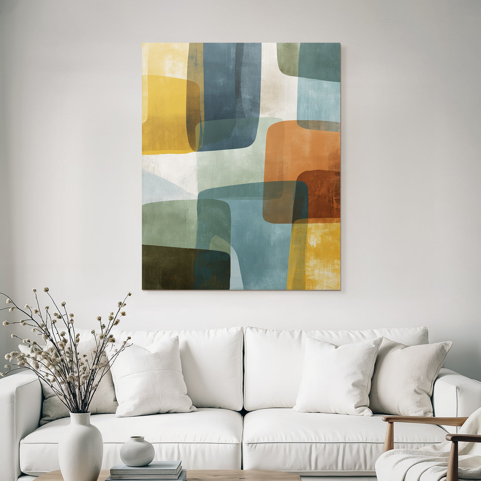 Abstract Art Colorful Shapes
