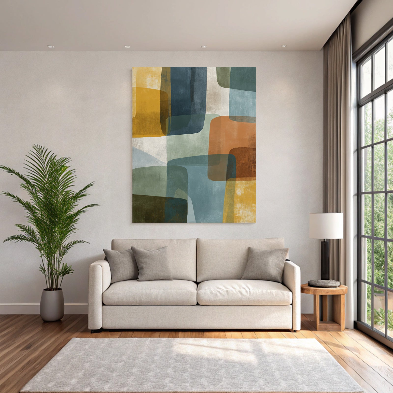Abstract Art Colorful Shapes