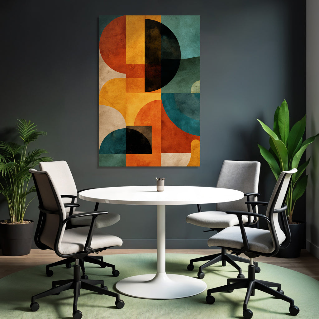 Abstrakte Kunst Geometrische Formen Farben