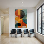 Abstrakte Kunst Geometrische Formen Farben