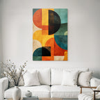Abstrakte Kunst Geometrische Formen Farben
