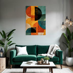 Abstrakte Kunst Geometrische Formen Farben