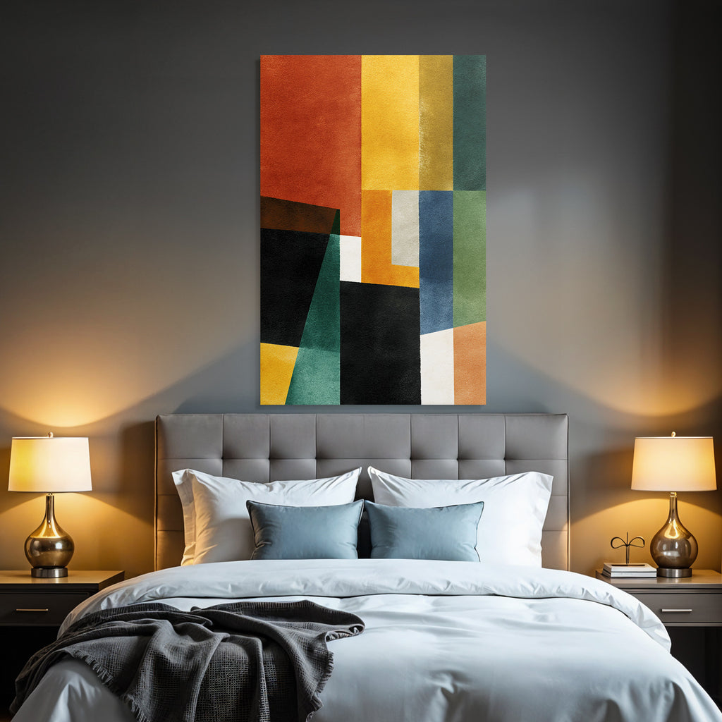 Abstrakte Kunst Geometrische Formen Farben Jpg