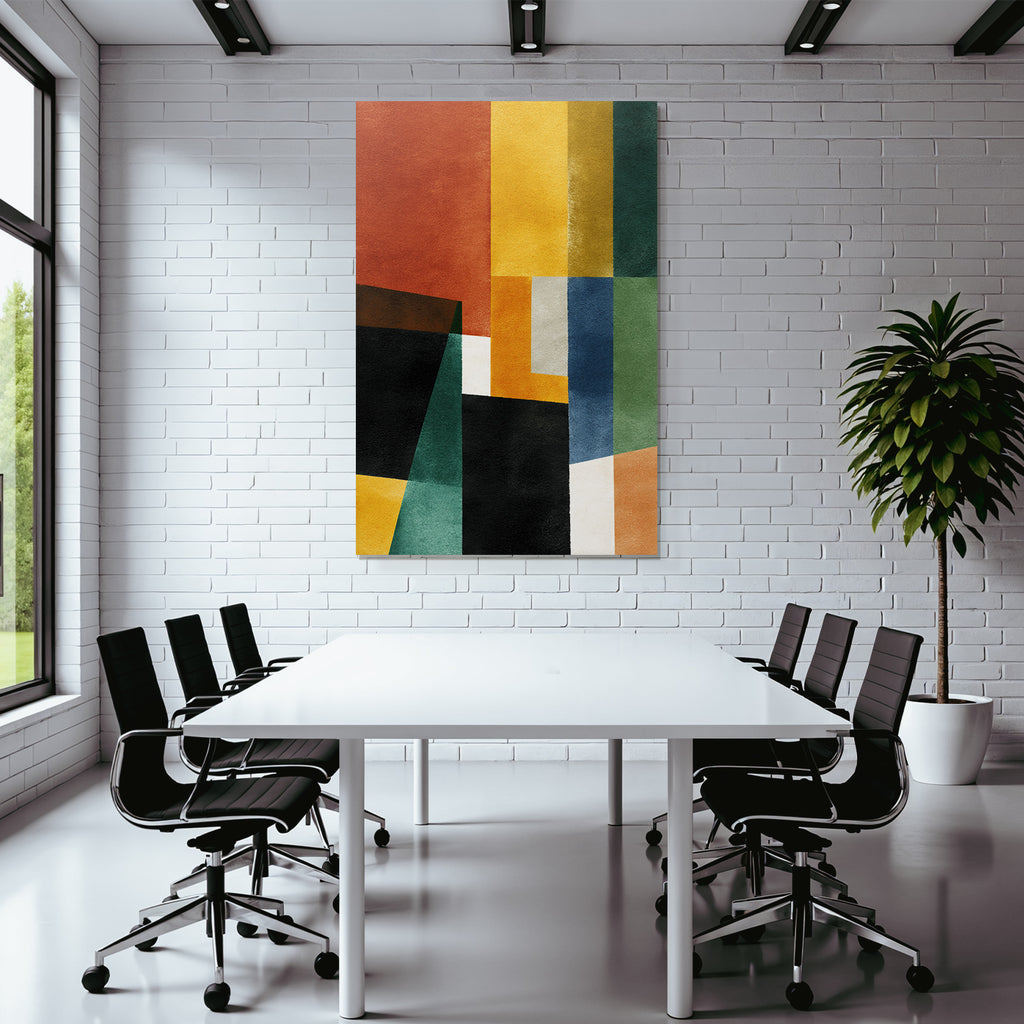 Abstrakte Kunst Geometrische Formen Farben Jpg
