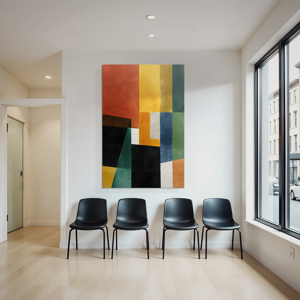 Abstrakte Kunst Geometrische Formen Farben Jpg