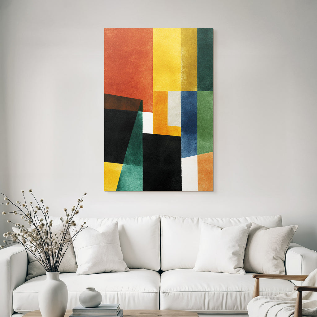Abstrakte Kunst Geometrische Formen Farben Jpg