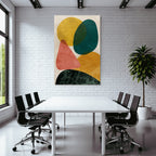 Abstrakte Kunst Geometrische Formen Farbenfroh Farbenjpg