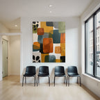 Abstraktes Design Ausfarbigen Formen