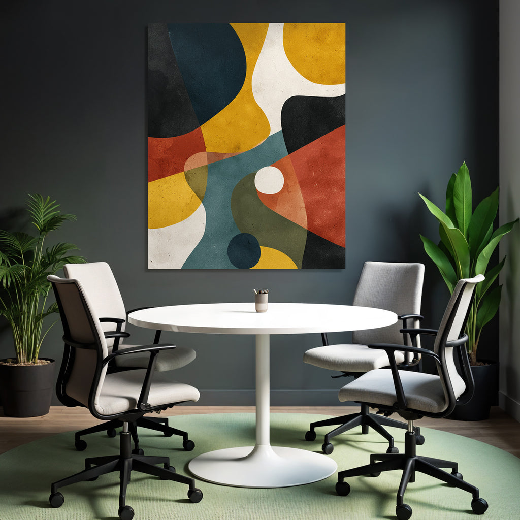 Abstraktes Design Bunte Formen