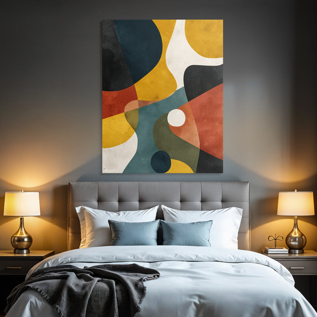 Abstraktes Design Bunte Formen