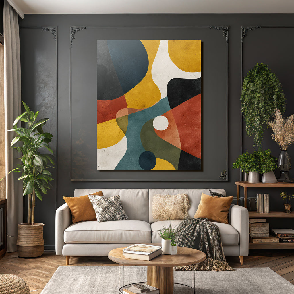 Abstraktes Design Bunte Formen