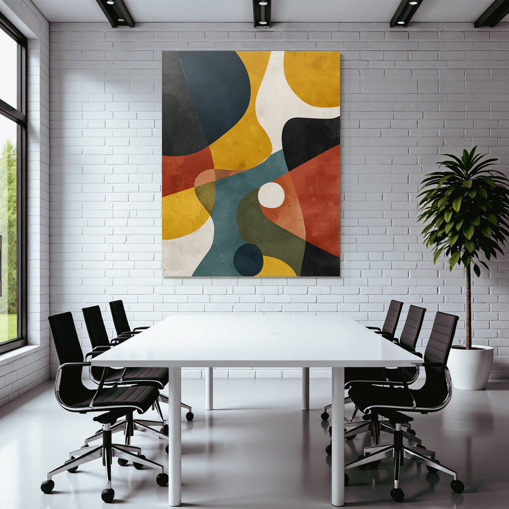 Abstraktes Design Bunte Formen