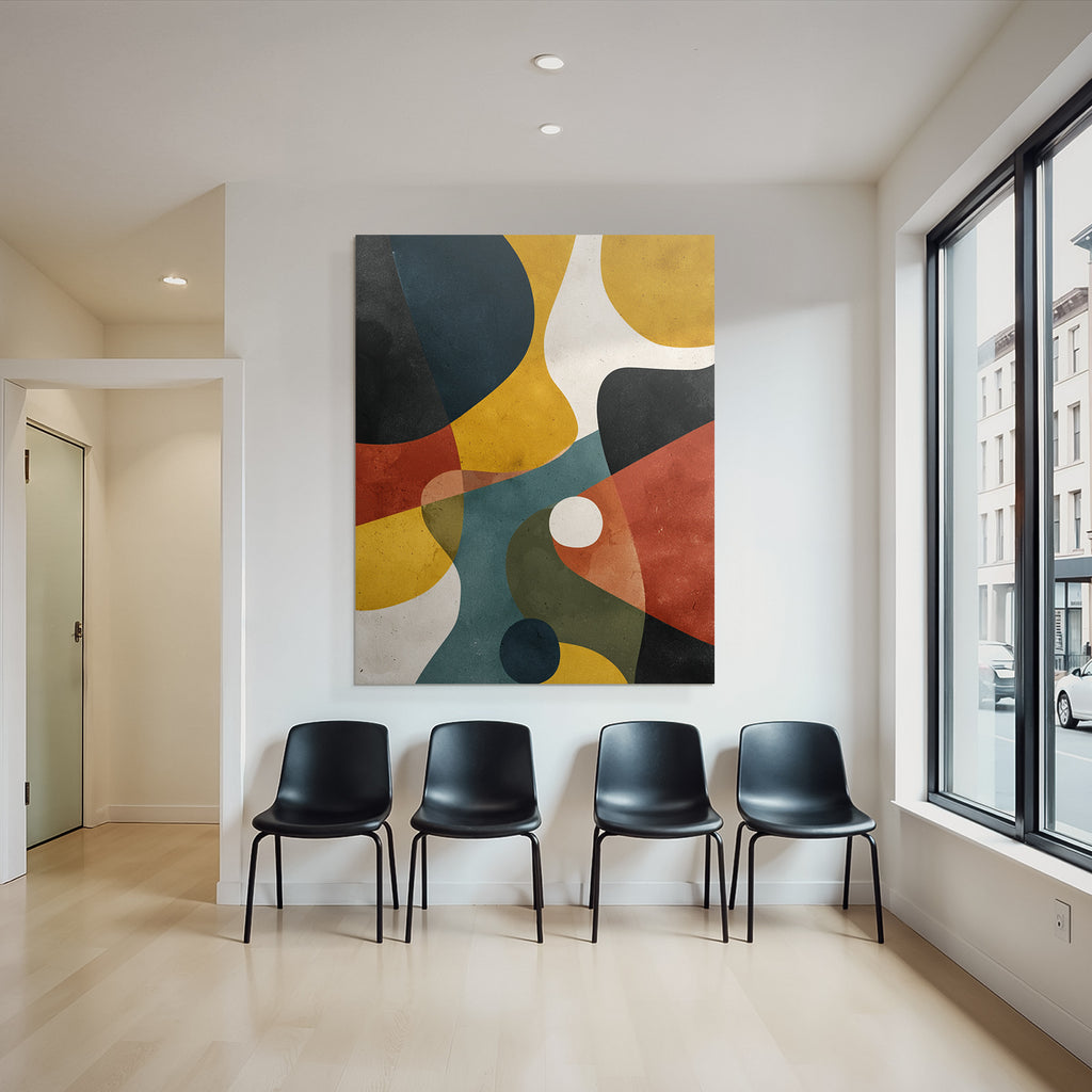 Abstraktes Design Bunte Formen