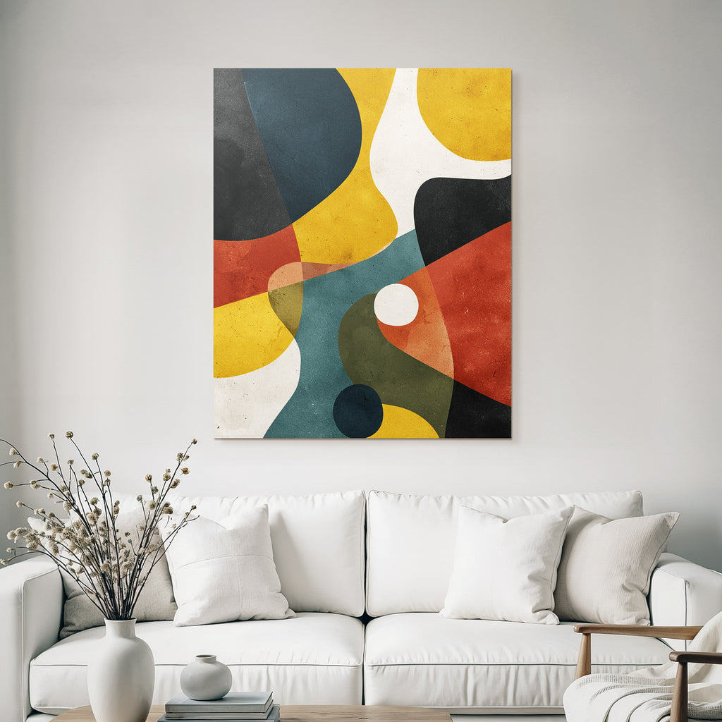 Abstraktes Design Bunte Formen