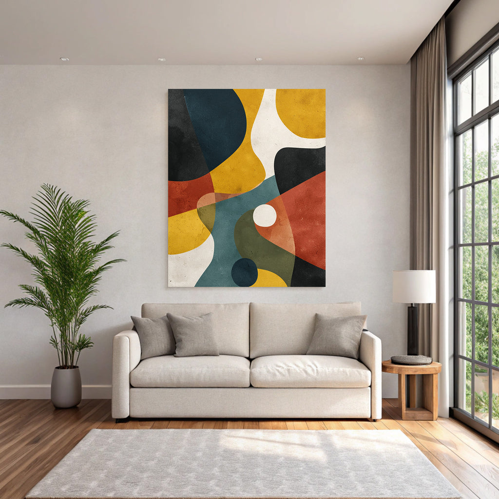 Abstraktes Design Bunte Formen