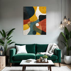 Abstraktes Design Bunte Formen