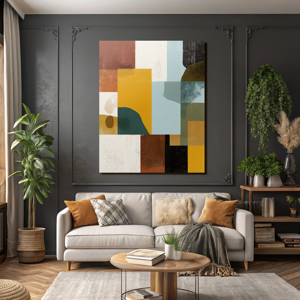 Abstract design Colorful shapes