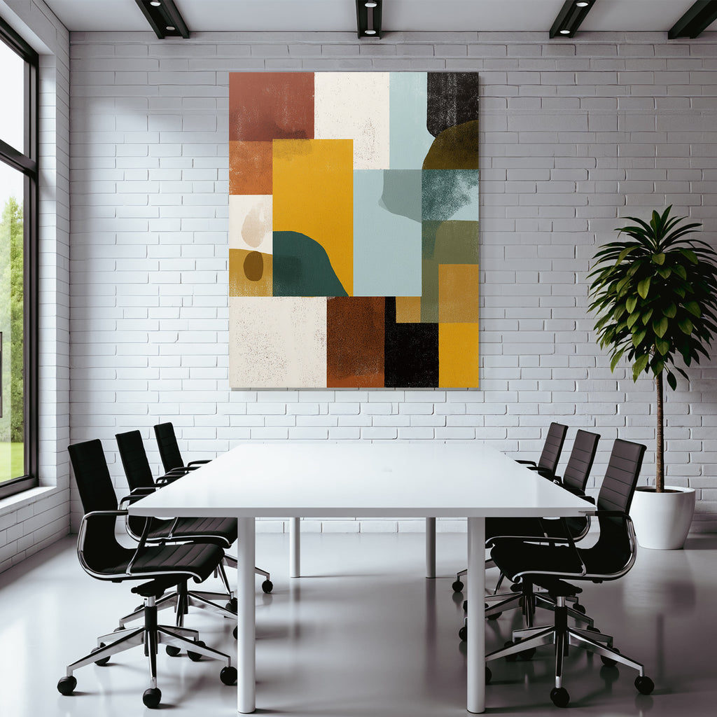 Abstract design Colorful shapes