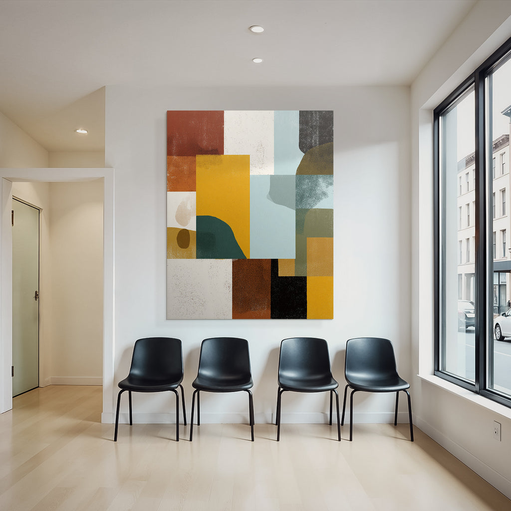 Abstract design Colorful shapes
