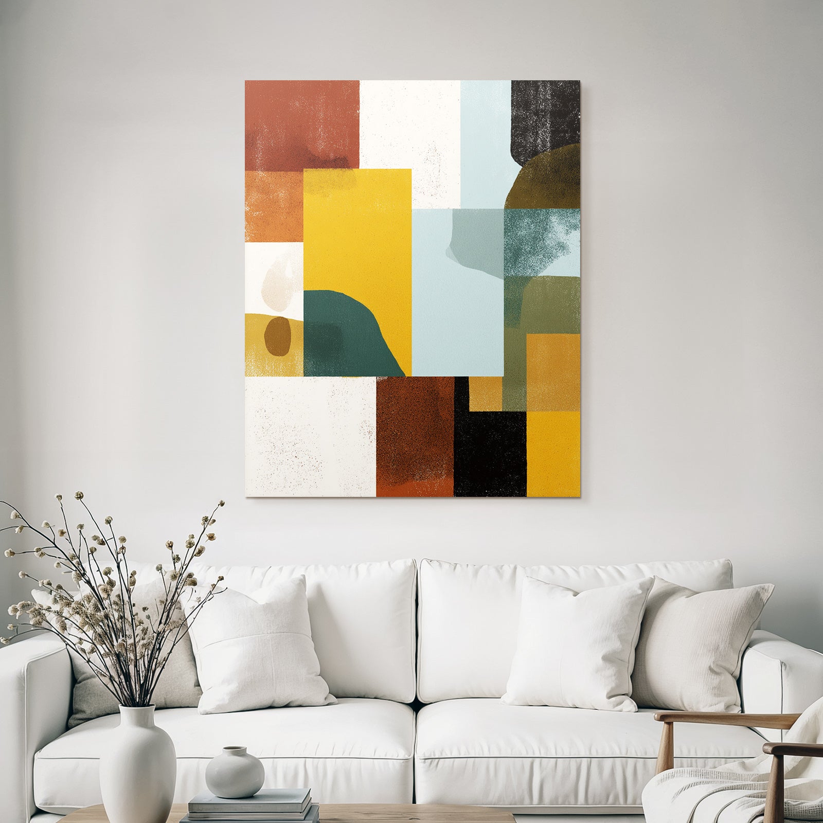 Abstract design Colorful shapes