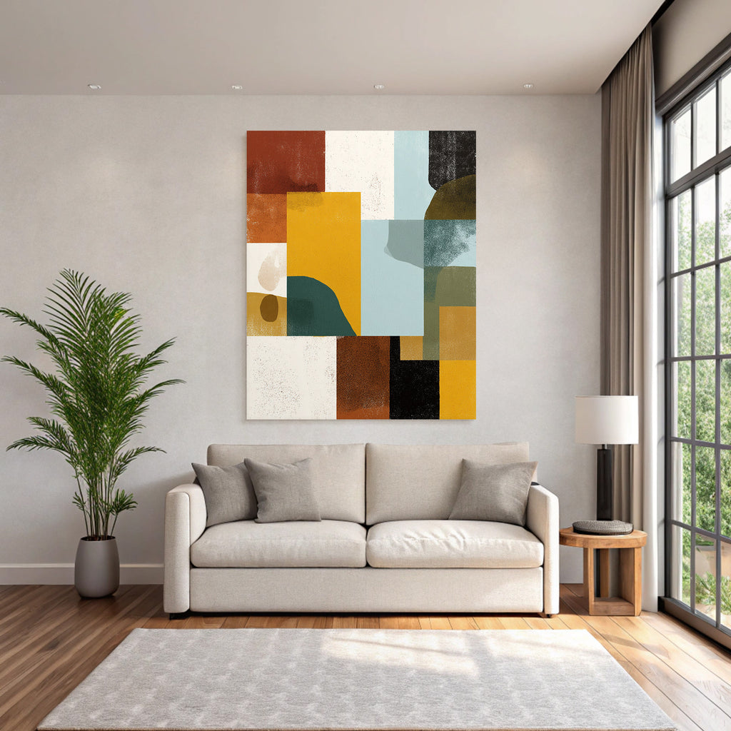 Abstract design Colorful shapes