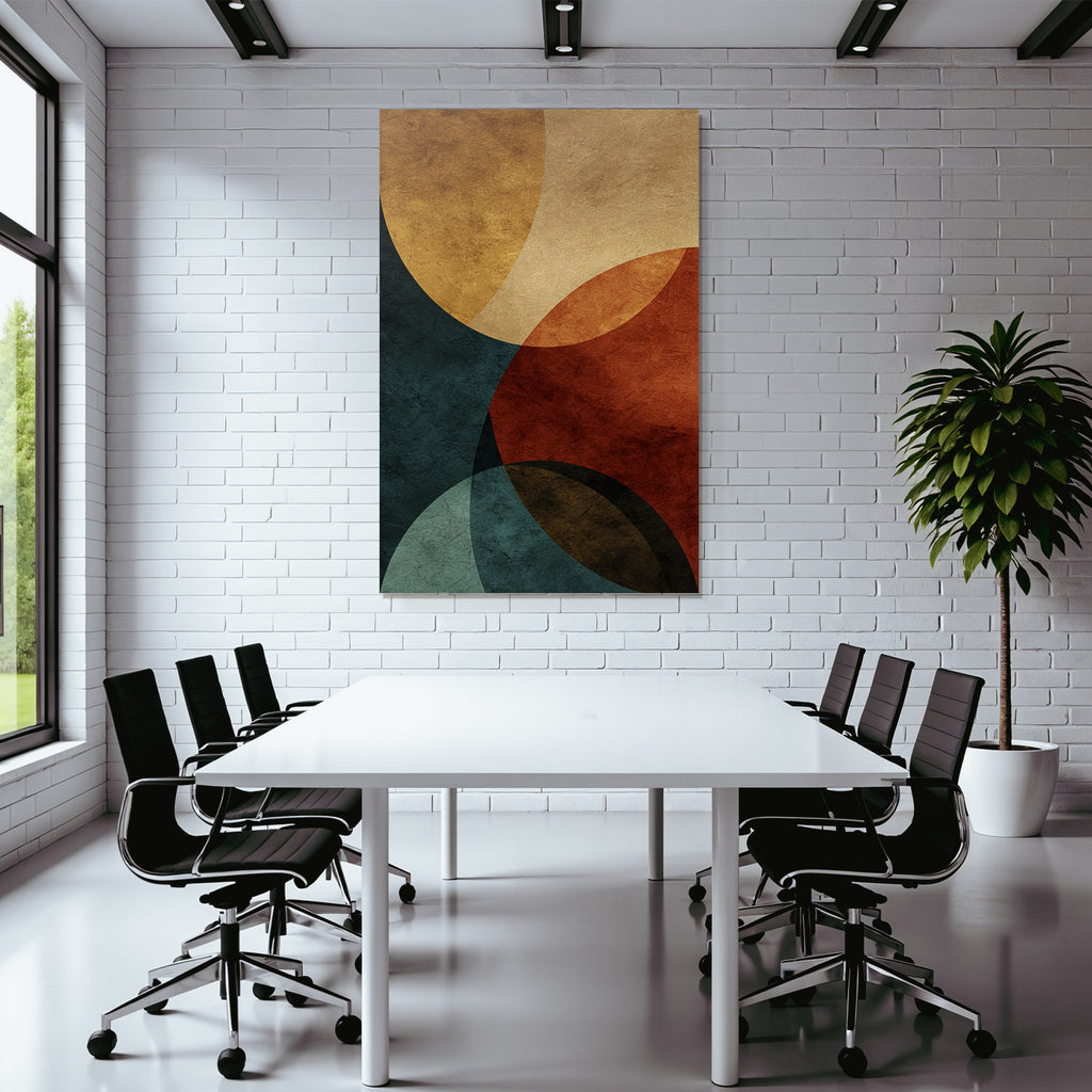 Abstract Design Yellow Red Blue