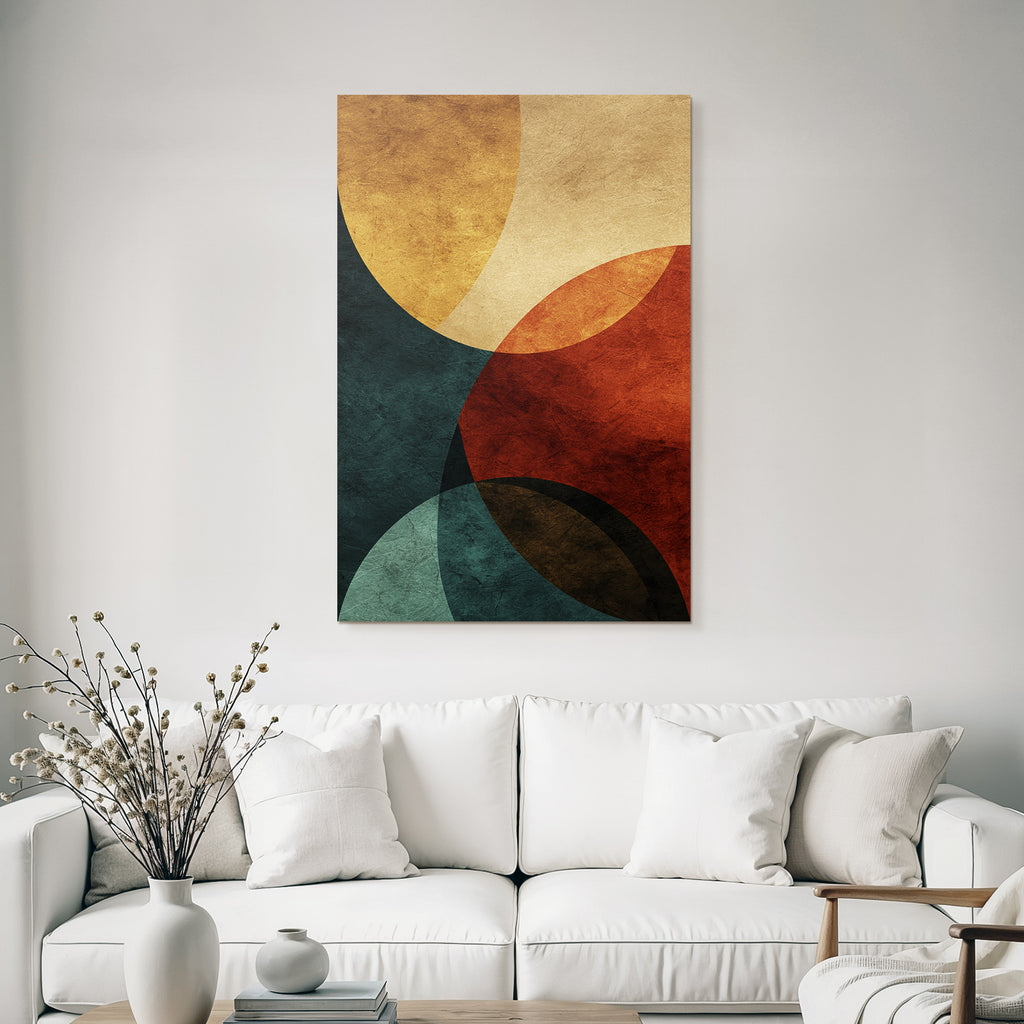 Abstract Design Yellow Red Blue