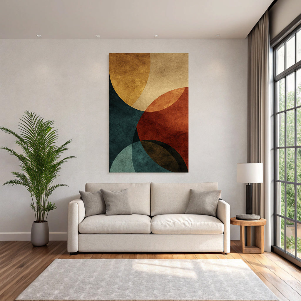 Abstract Design Yellow Red Blue