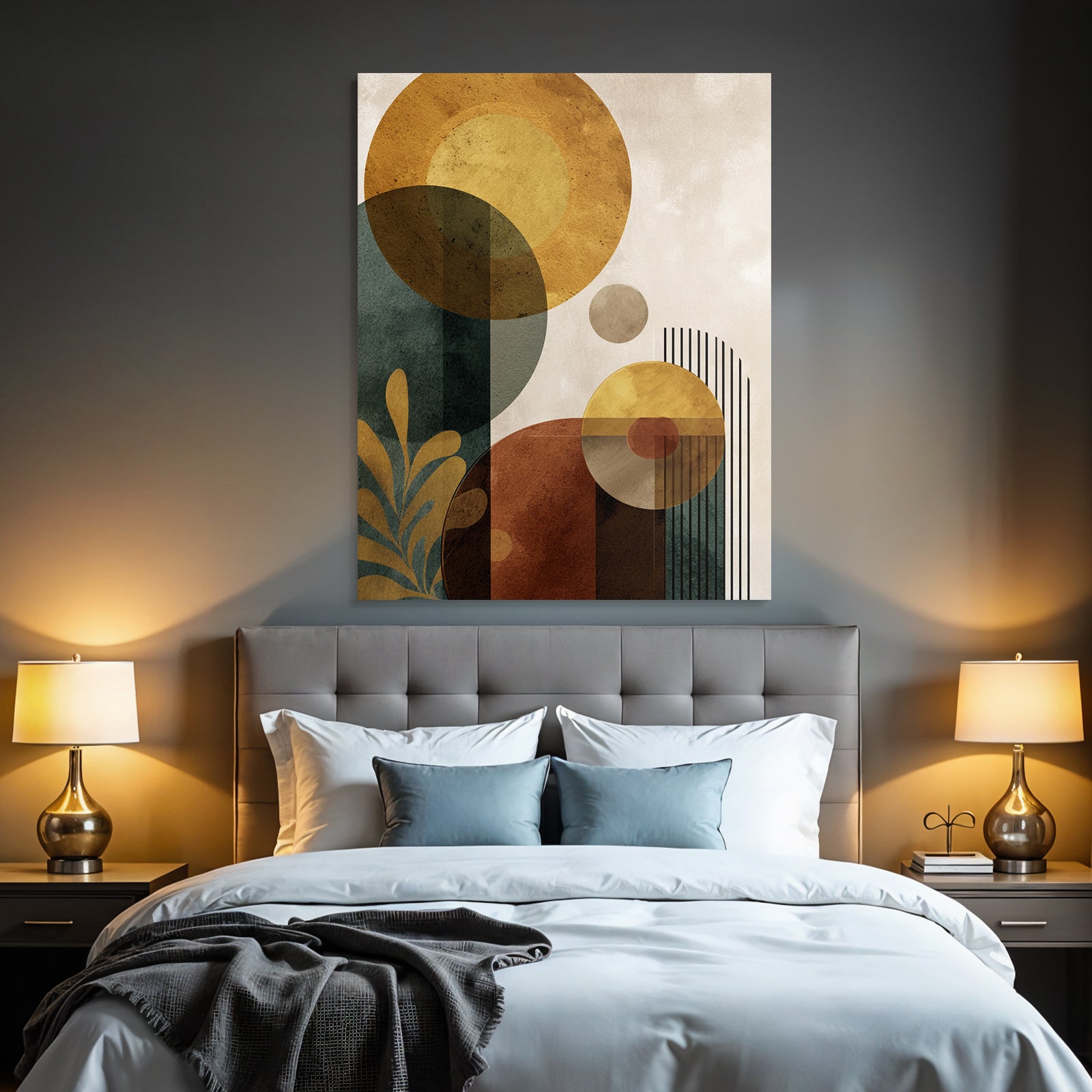 Abstraktes Design Mit Formen Und Farben Textur