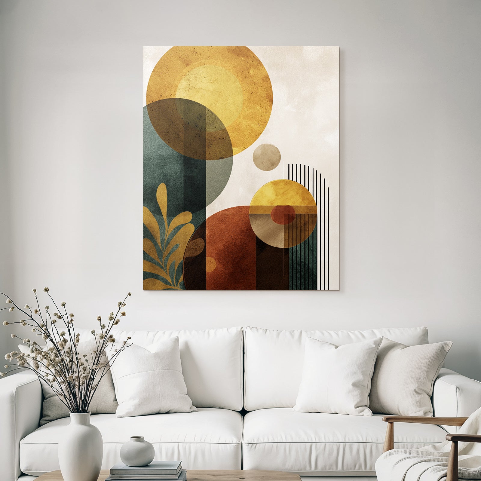 Abstraktes Design Mit Formen Und Farben Textur