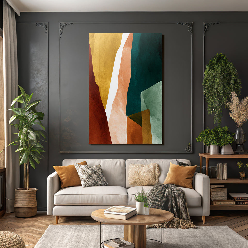 Abstraktes Design Mit Forms Hues