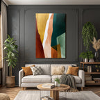 Abstraktes Design Mit Forms Hues