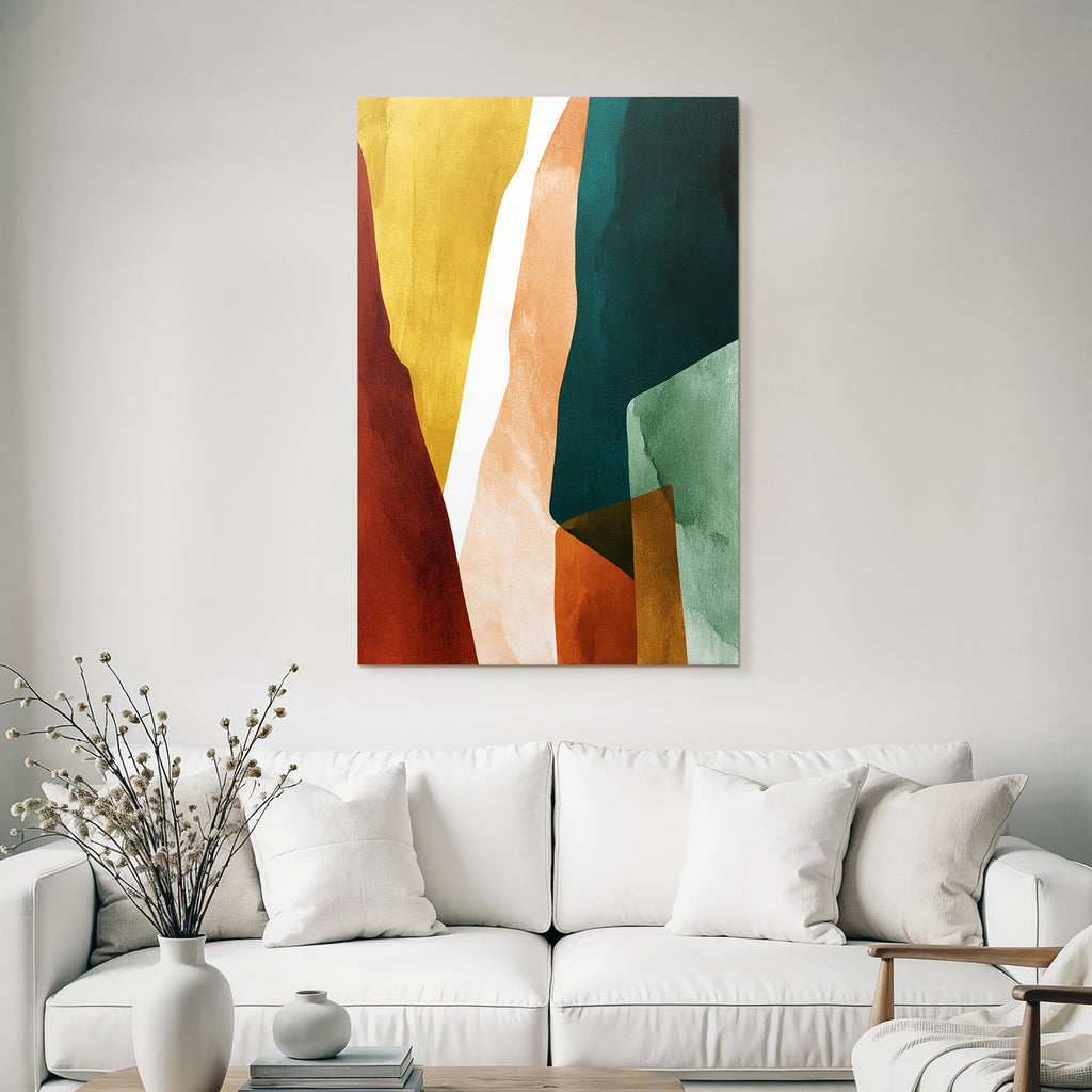 Abstraktes Design Mit Forms Hues