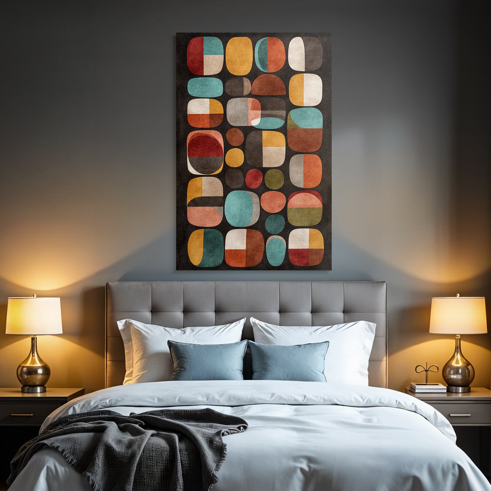 Abstraktes Design Mit Geometrischen Formen