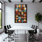 Abstraktes Design Mit Geometrischen Formen