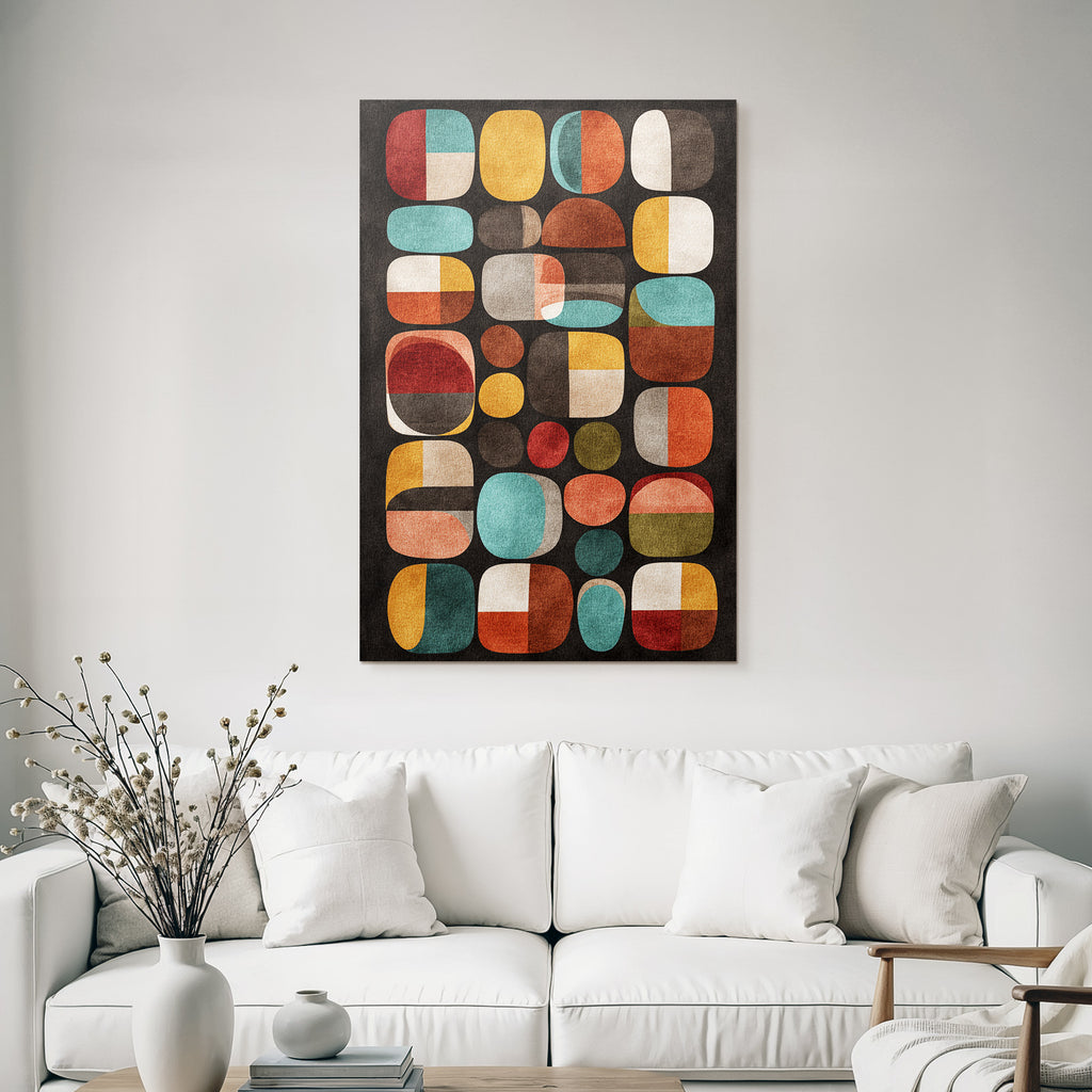 Abstraktes Design Mit Geometrischen Formen