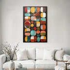 Abstraktes Design Mit Geometrischen Formen