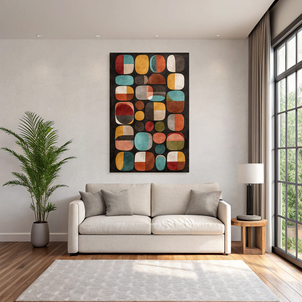 Abstraktes Design Mit Geometrischen Formen