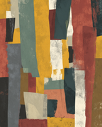 Abstraktes Design Mit Texturierten Formen Und Erdigen Toenen | Mid Century Modern | Einrichtungsstile