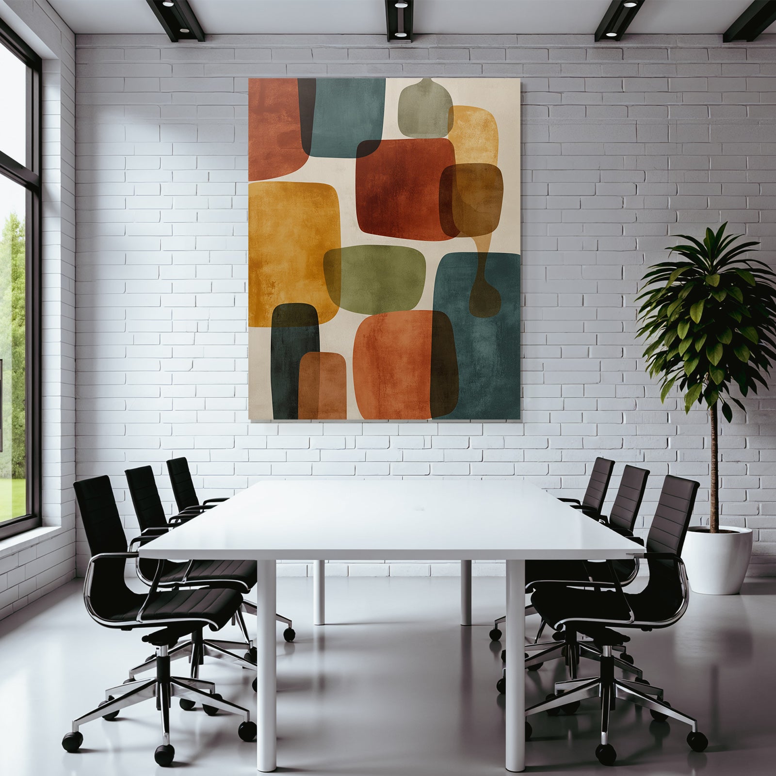 Abstraktes Design Mit Warmen Farben Leichtes Hintergrund