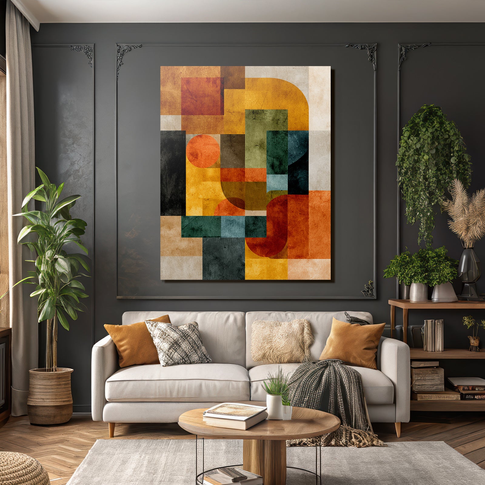 Abstraktes Design Quadrat