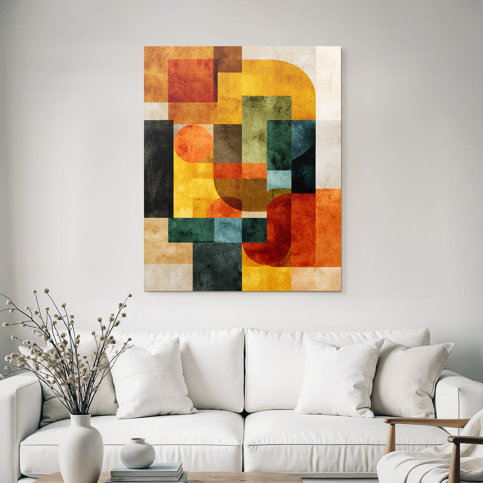 Abstraktes Design Quadrat
