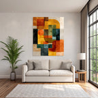 Abstraktes Design Quadrat