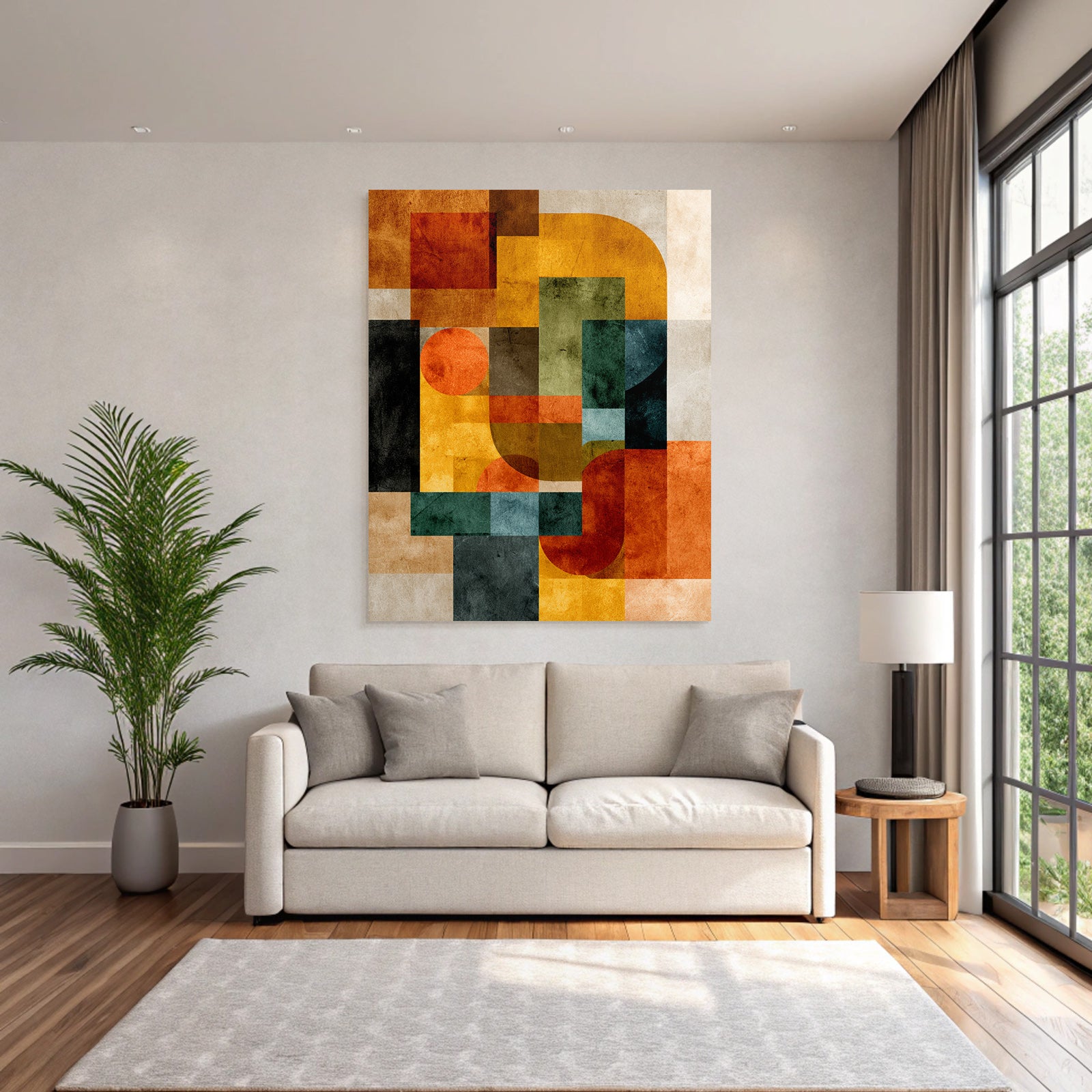 Abstraktes Design Quadrat