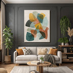 Abstract design Overlapping shapes Colors