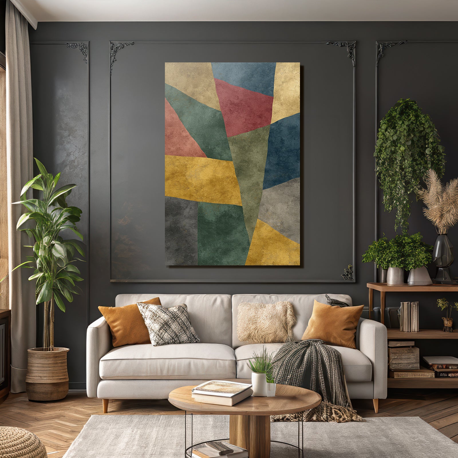 Abstract Design Different Colors Texture