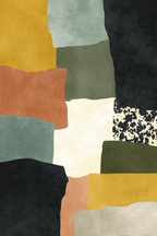 Abstraktes Kunstwerk Mit Formen Und Farben | Mid Century Modern | Einrichtungsstile