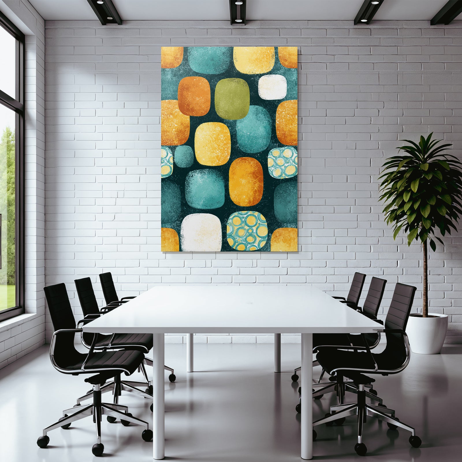 Abstract pattern color on dark background