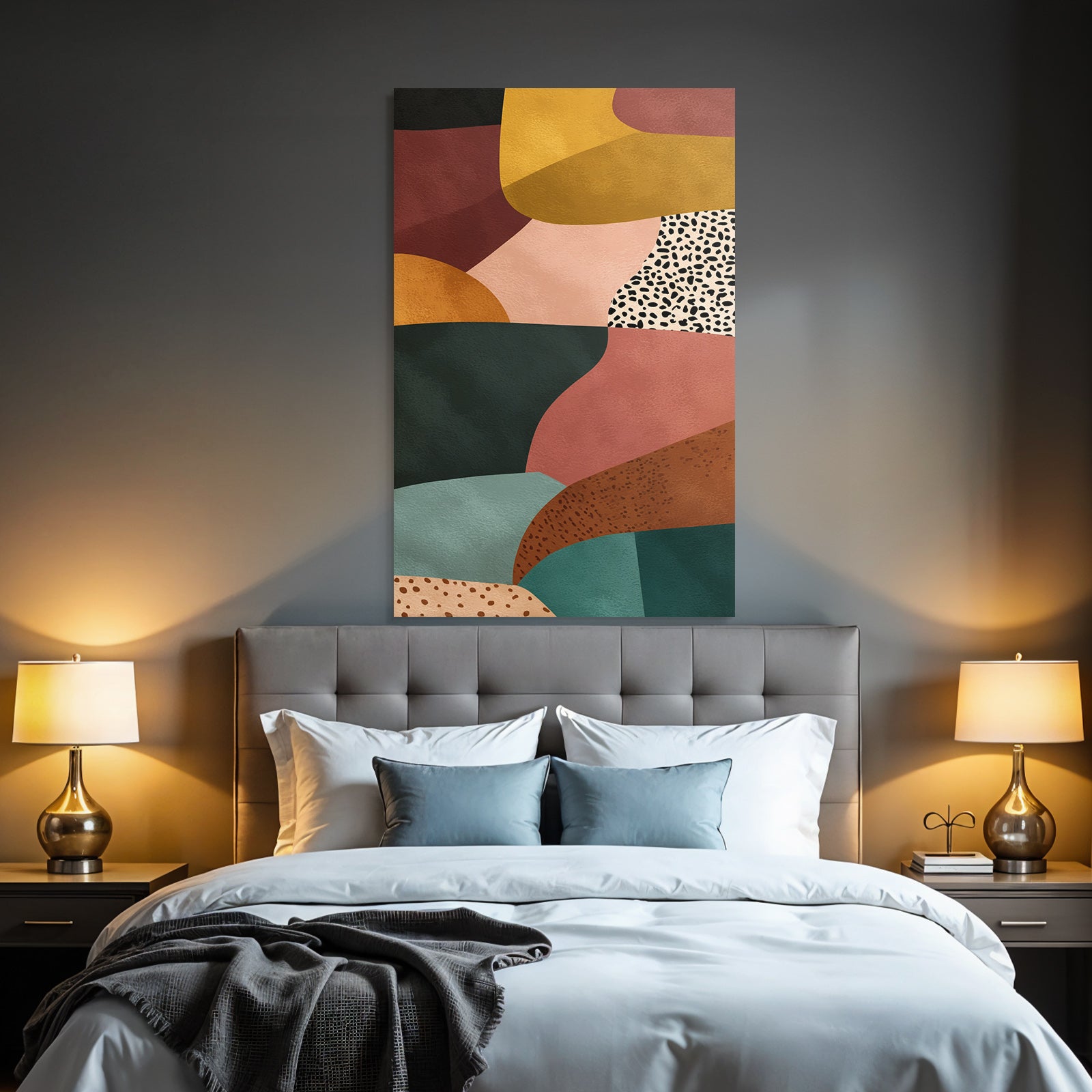 Bunte Formen Und Muster Grafikdesign